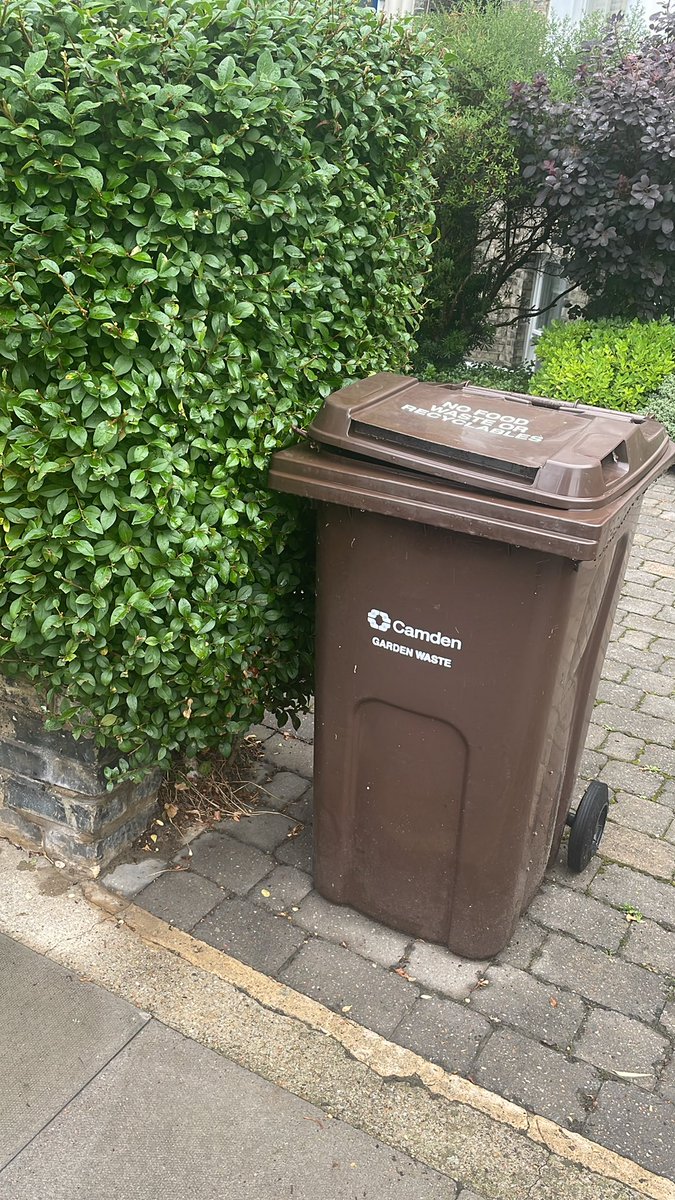 keyani04's tweet photo. @CamdenCouncil @VeoliaUK when will our paid for garden waste get collected? https://t.co/wvbwbMs7PC