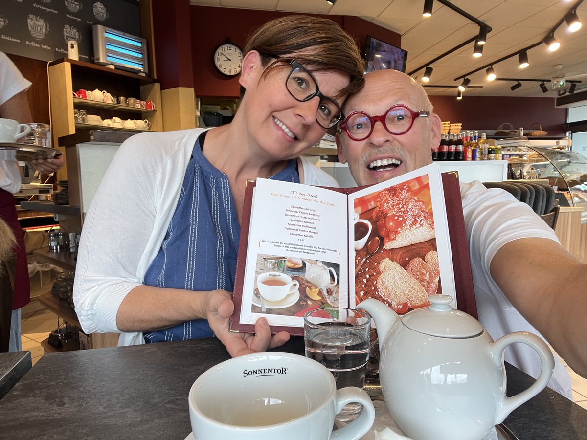 Auch im wunderschönen Burgenland, danke Bäckerei Wagner, lieben die Leute Tee mit der lachenden Sonne🌞