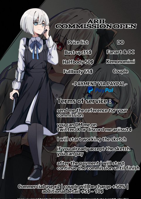 Repost/retweet are appreciate 🙏✨
Hi guys, im open commission for this month, you can DM me of you want!
Thank you!

#commissionsopen #opencommissions #Commission #CommissionSheet 