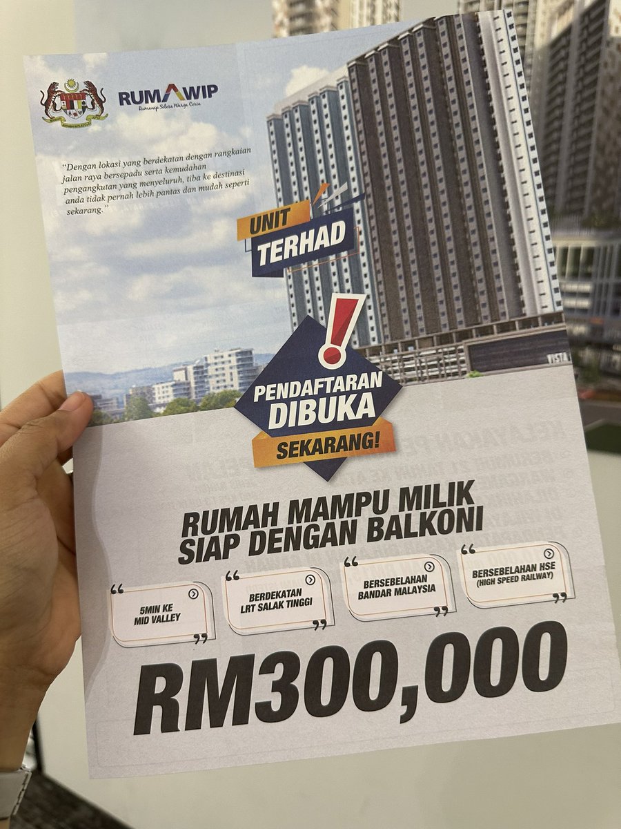 nuratikalee's tweet photo. Siapa gaji RM2500 bolehlah beli rumawip ni. Tak payah tunggu lama2. Book dgn i terus dapat unit. Syarat-syarat dia… https://t.co/YnVu6XIN8v