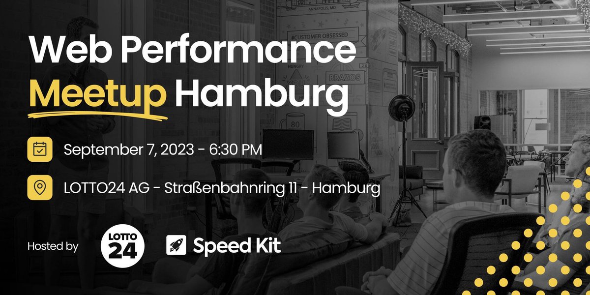 Do not miss the Web Performance Meetup Hamburg Thursday September 7th at <a href="/Lotto24de/">LOTTO24.de</a>  new creative space.
meetup.com/hamburg-web-pe…

See you there!

Talks will also be streamed on YT youtube.com/@HHWebPerforma…