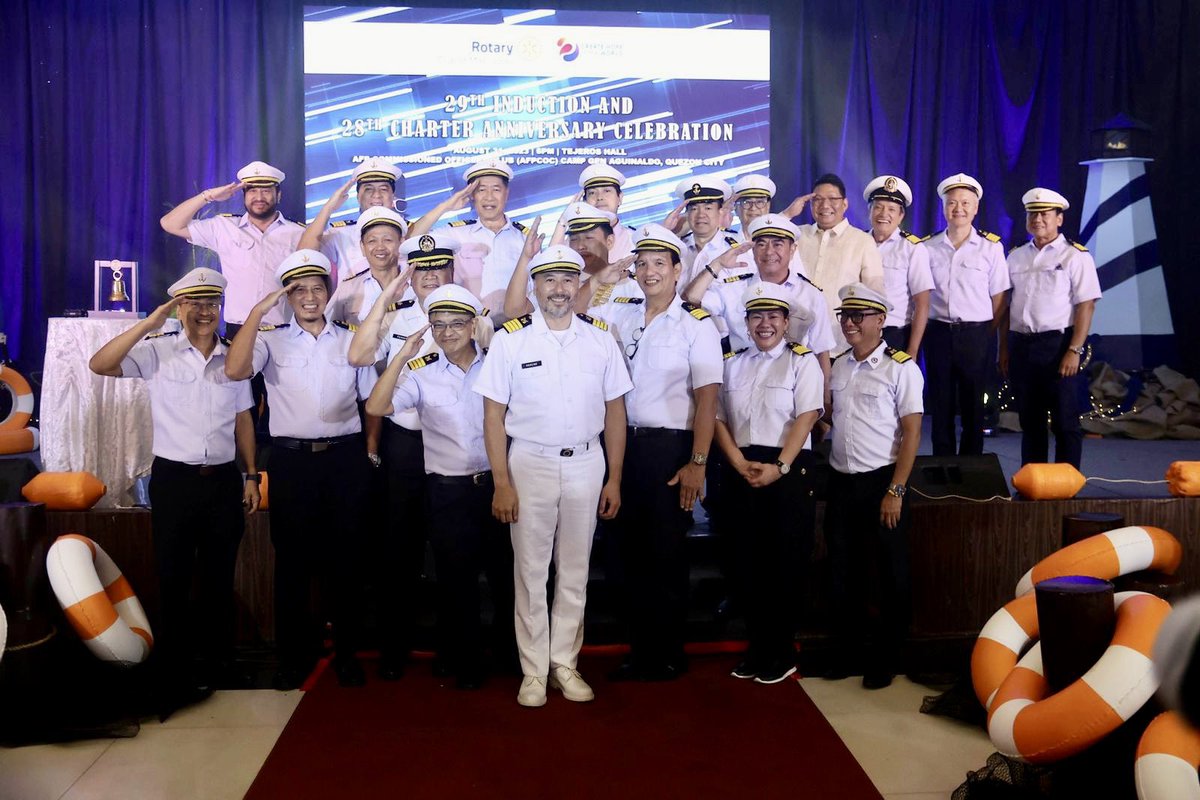 senkokopimentel's tweet photo. Congratulations to the newly inducted president of the Rotary Club of Manila Bay, President JJ Moreno! Your leadership will surely guide our club to new horizons. Here's to a successful and impactful tenure ahead! Ahoy! https://t.co/aMP7WEmRPp