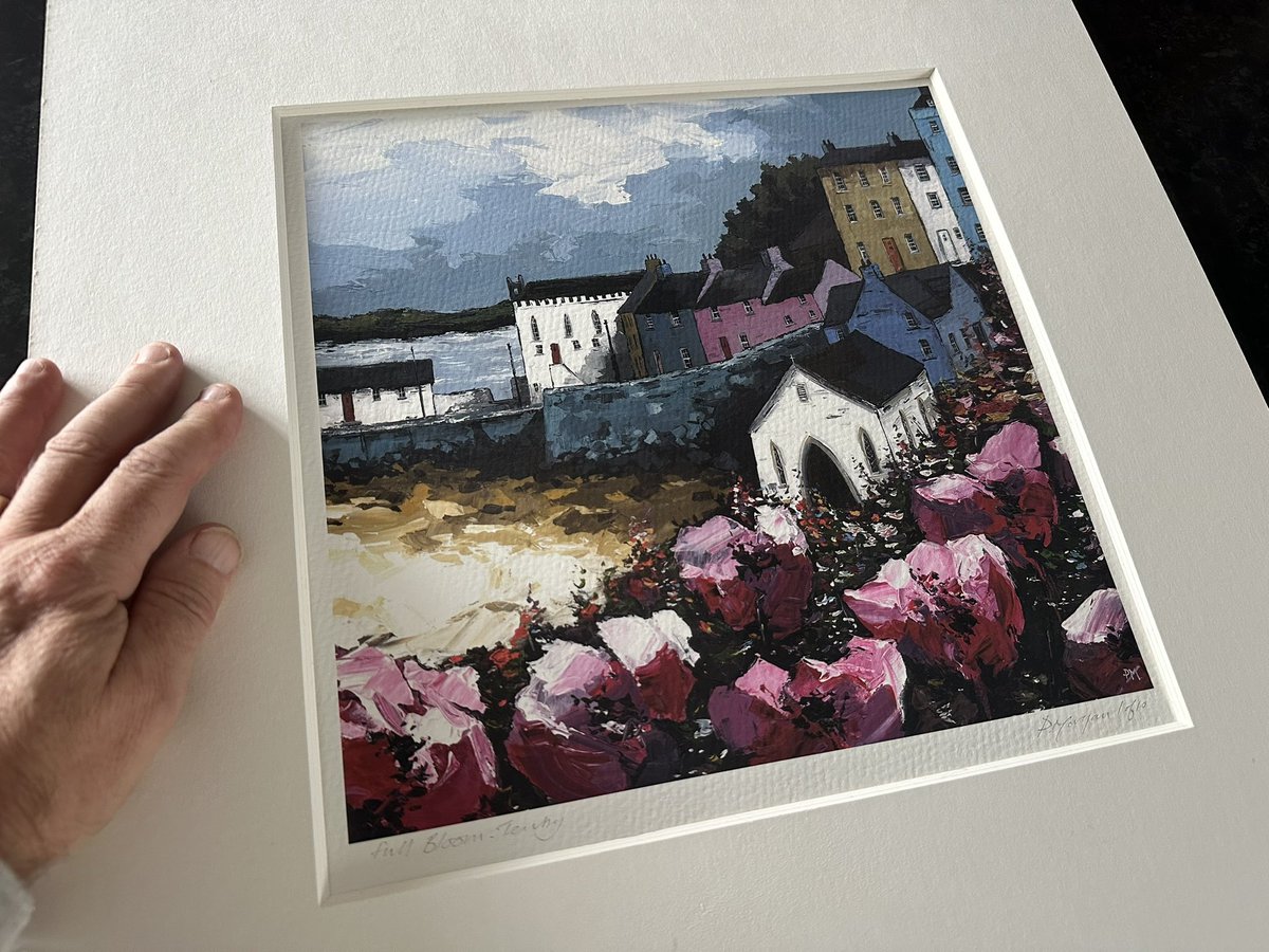 peteirgan1970's tweet photo. “Tenby in Bloom” artist proof - limited to 10,
 now available at https://t.co/grPNihsSDy
#petermorganart #art #welshart #tenby #pembrokshire #artforsale #captureart #prints #framedprints https://t.co/pW8an6IK4c