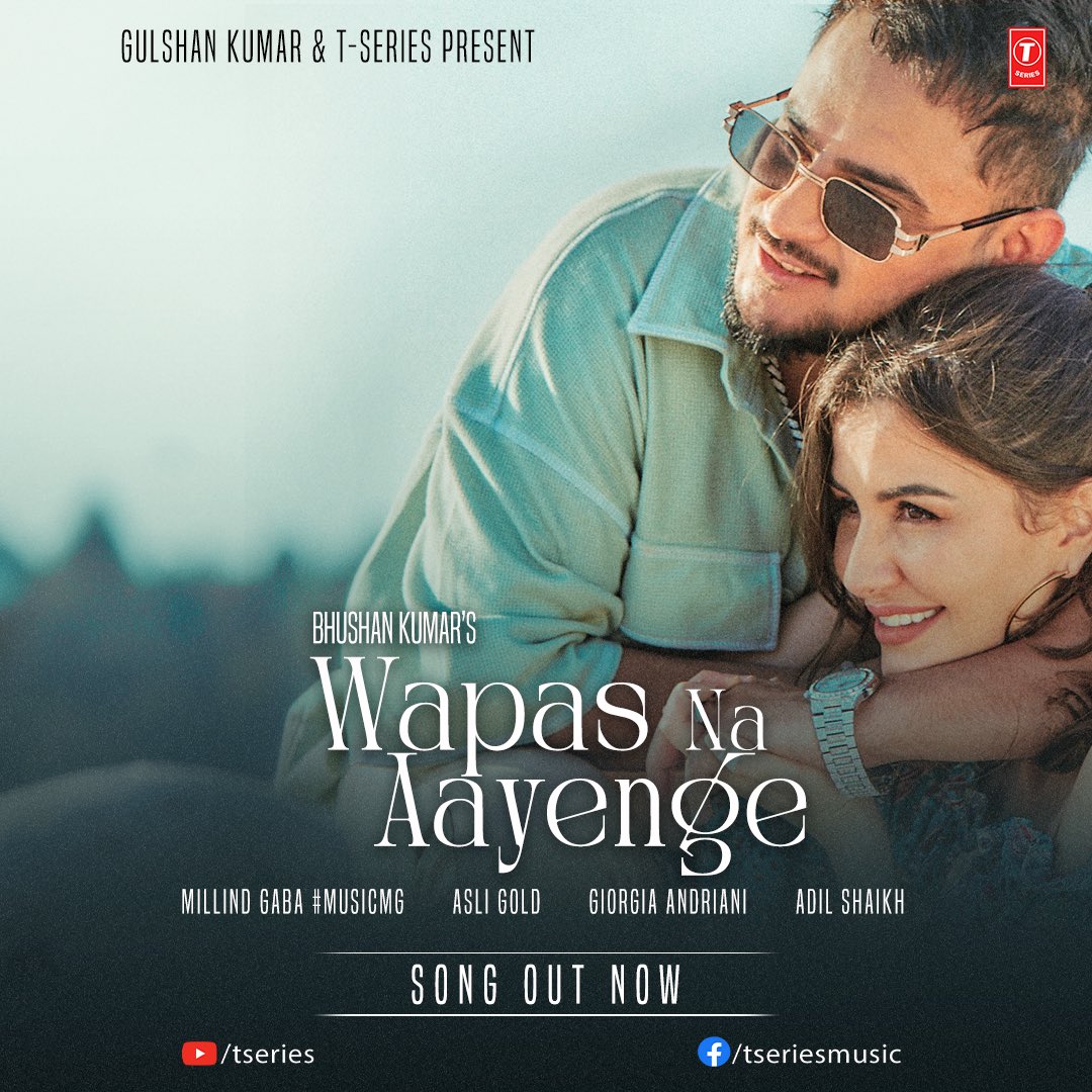 Millind Gaba (@themillind) on Twitter photo When Love Fades, Betrayal's Melody Remains... #WapasNaAayenge🎶❤️🩹
bit.ly/WapasNaAayenge…
#Fragrance Out Now
#tseries #BhushanKumar <a href="/TSeries/">T-Series</a> <a href="/Giorgia_A22/">Giorgia Andriani</a> #AsliGold <a href="/Ad7777Adil/">Adil Shaikh</a> When Love Fades, Betrayal's Melody Remains... #WapasNaAayenge🎶❤️🩹
bit.ly/WapasNaAayenge…
#Fragrance Out Now
#tseries #BhushanKumar <a href="/TSeries/">T-Series</a> <a href="/Giorgia_A22/">Giorgia Andriani</a> #AsliGold <a href="/Ad7777Adil/">Adil Shaikh</a>