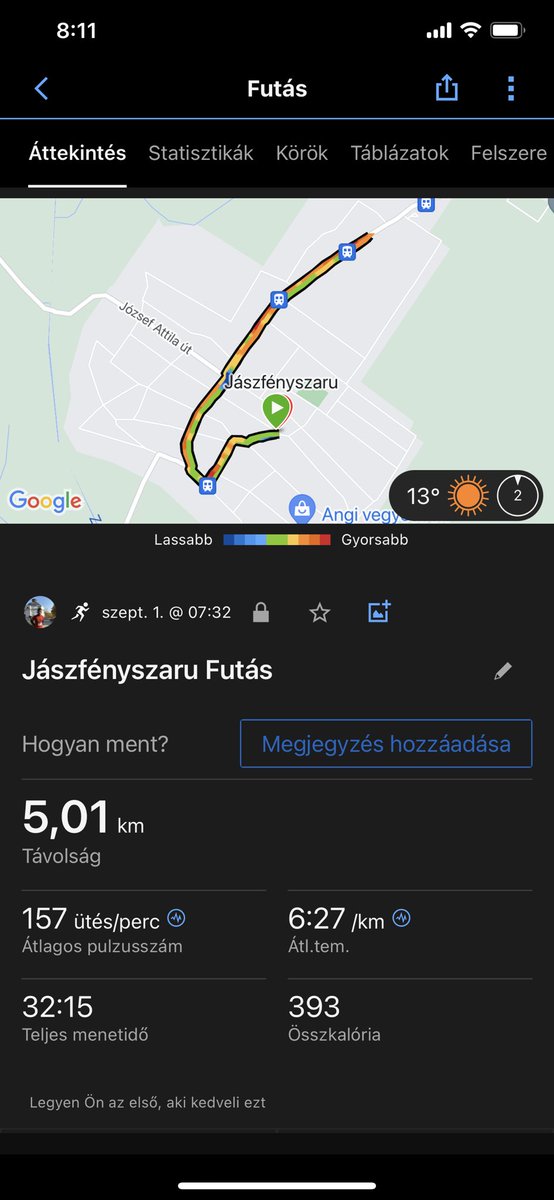 dn1el_lszl0's tweet photo. #30DaysOfRunning with @csturner88
Day01:
Went for a 5k and successfully completed the plan. My time is not my best, but firstly I want to get back in shape. 🏃♂️ https://t.co/UaNe47czJY