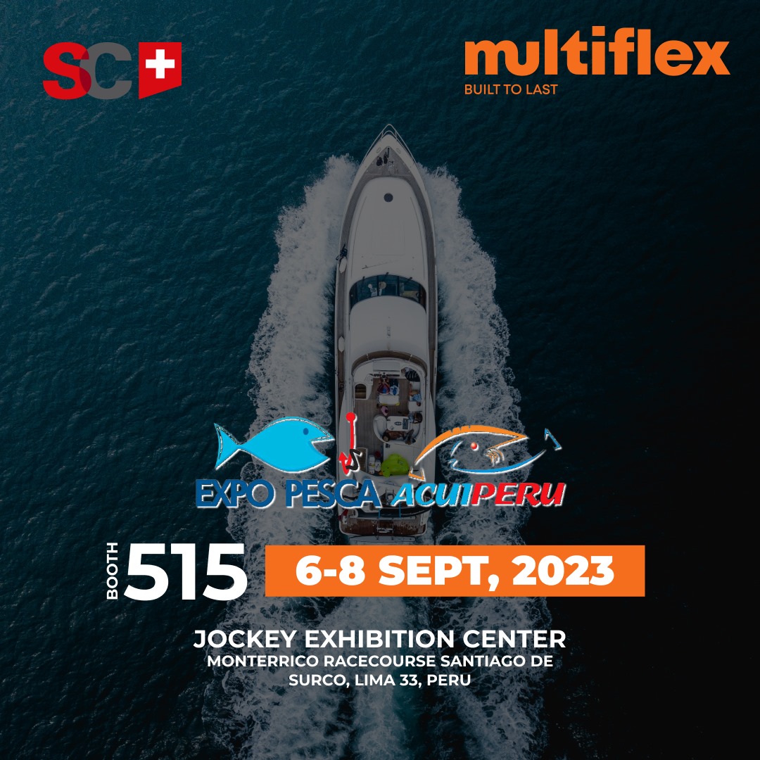 multiflexmarine's tweet image. Multiflex is delighted to be part of Expopesca 2023 largest fishing and aquaculture exhibition from 6-8 Sept 2023 in Peru. Meet us at booth no. 515 SC+.
multiflexmarine.com
#multiflex #peru #lima #expopesca #acuiperu2023 #swisscorp #ecuador #quito #cali #chile #santiago