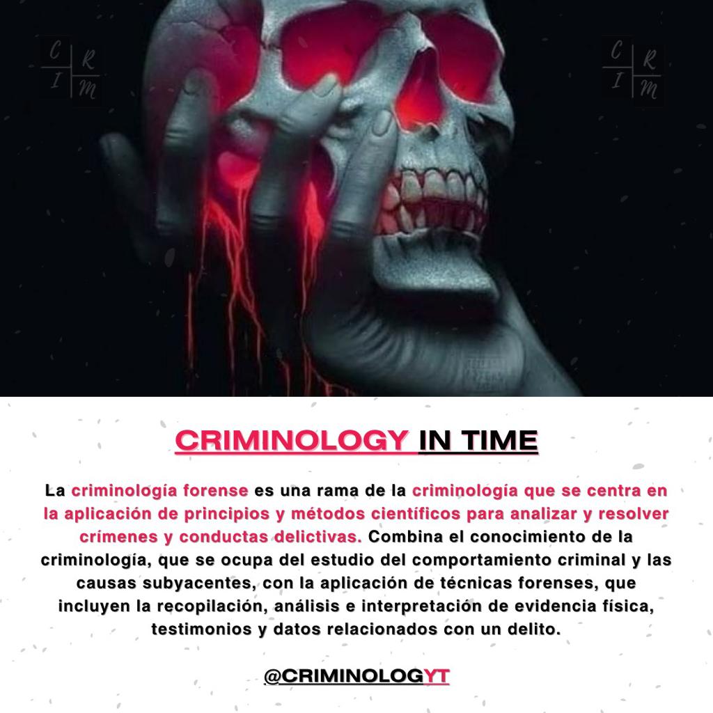 CriminologyT's tweet image. 🔍🗒️ ¿Sabías que? 🗒️🔎

La criminología forense 🕵️‍♀️🕵️ combina el conocimientos 📚🧠 de la criminología, que se ocupa del estudio del comportamiento criminal y las causas subyacentes, con la aplicación de técnicas forenses. 🧑‍🔬💉🦠🔬

#CriminologíaForense #ComportamientoCriminal