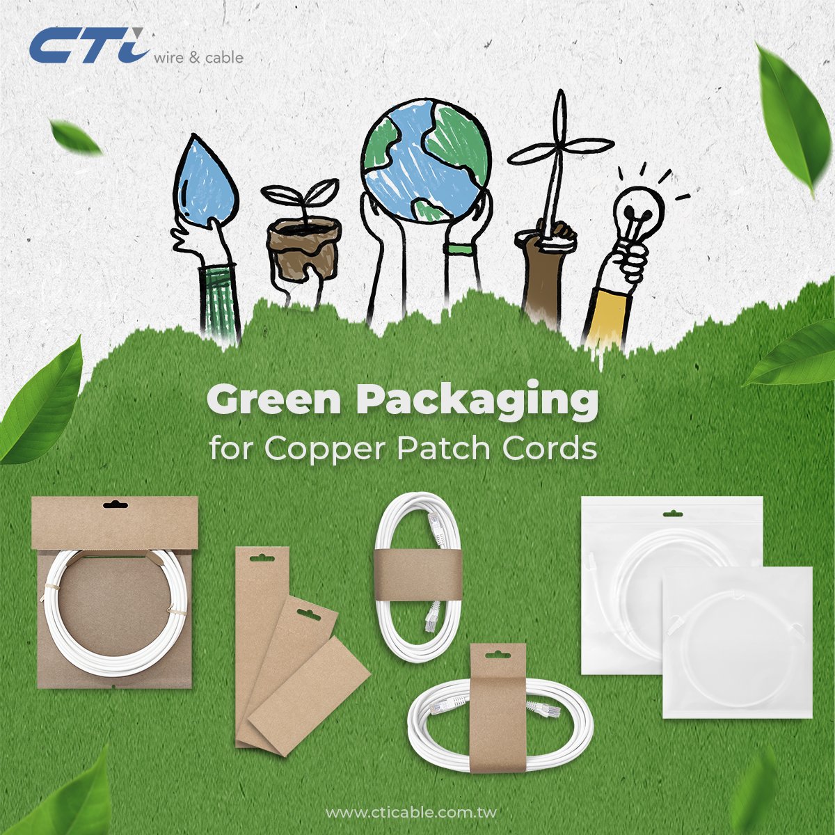 CTi Patch Cord Goes Plastic-free!

Read more: bit.ly/3qLnwYc

#greenpackaging #sustainable #ecofriendly #gogreen #patchcord #plasticfree #sustainability #eco