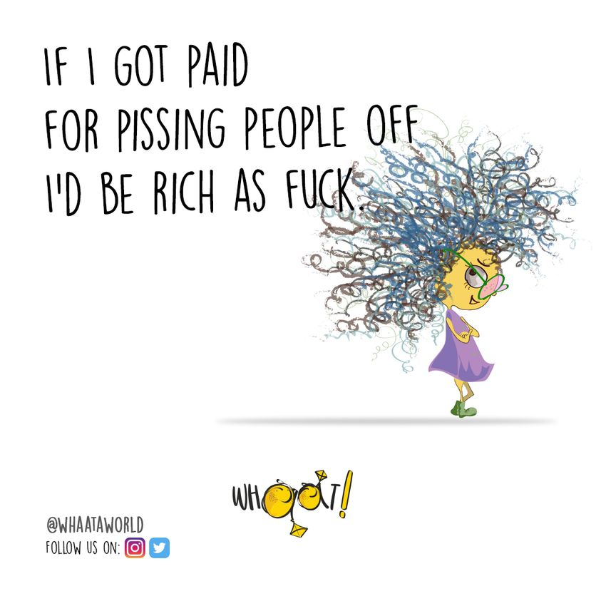 whaataworld's tweet photo. How to get rich fast? 
#howtogetrichfast #whaataworld #attiQueen #dailymeme #dailyhumour #cartoon #doodles #attitude https://t.co/X4akx5TdnR