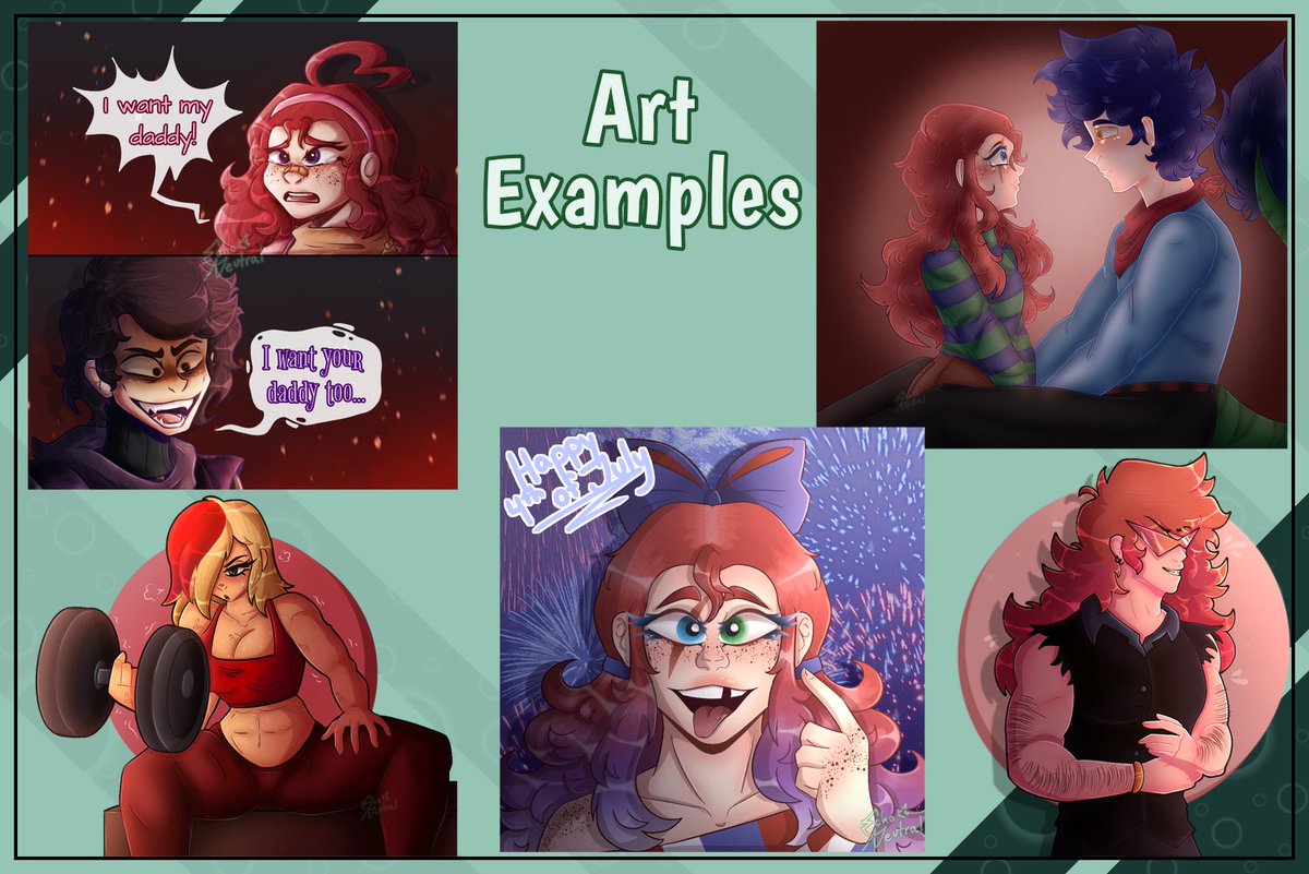 EchoNeutral's tweet photo. DM me if you want more art examples!!!
.
.
I use CASHAPP, PAYPAL, and VENMO for payments! <3 
I accept payments in USD
.
#commissions #commissionsheet #commissionopen2023 #commissionopen #2023 #art #artwork #digitalart #echoneutral #commission2023 #persona #oc #originalcharacter https://t.co/ASXqXygLWg