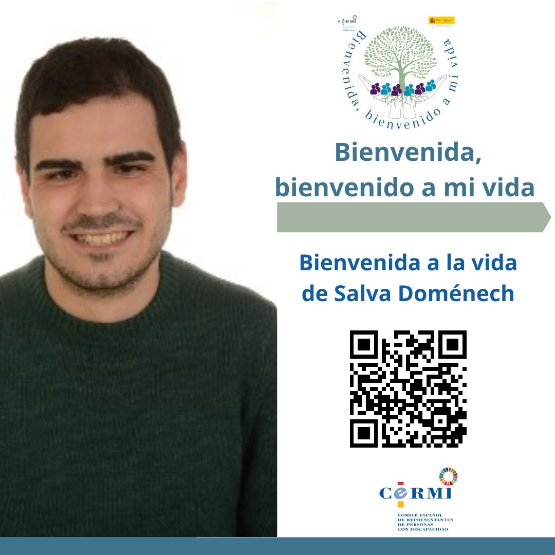 Cermi_Estatal's tweet photo. “Bienvenida y bienvenido a mi vida”
Bienvenida a la vida de Salvador Doménech Miguel
👇
https://t.co/1NYlRJFZcj
#DELETECapacitismo
#SOSDiscapacidad
@Cermi_Estatal @sdomenechmiguel https://t.co/r0js8ftGIv
