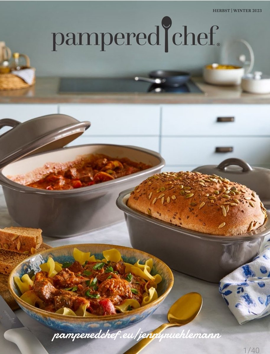 JRuehlemann's tweet photo. Der neue Pampered Chef-Katalog ist da! Du möchtest einen? Melde Dich gerne! 😊 https://t.co/PlpN9ASQMB