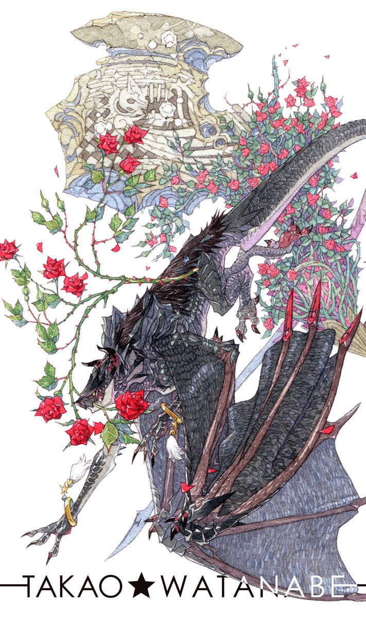 「「その星に薔薇を」 」|渡辺孝夫のイラスト