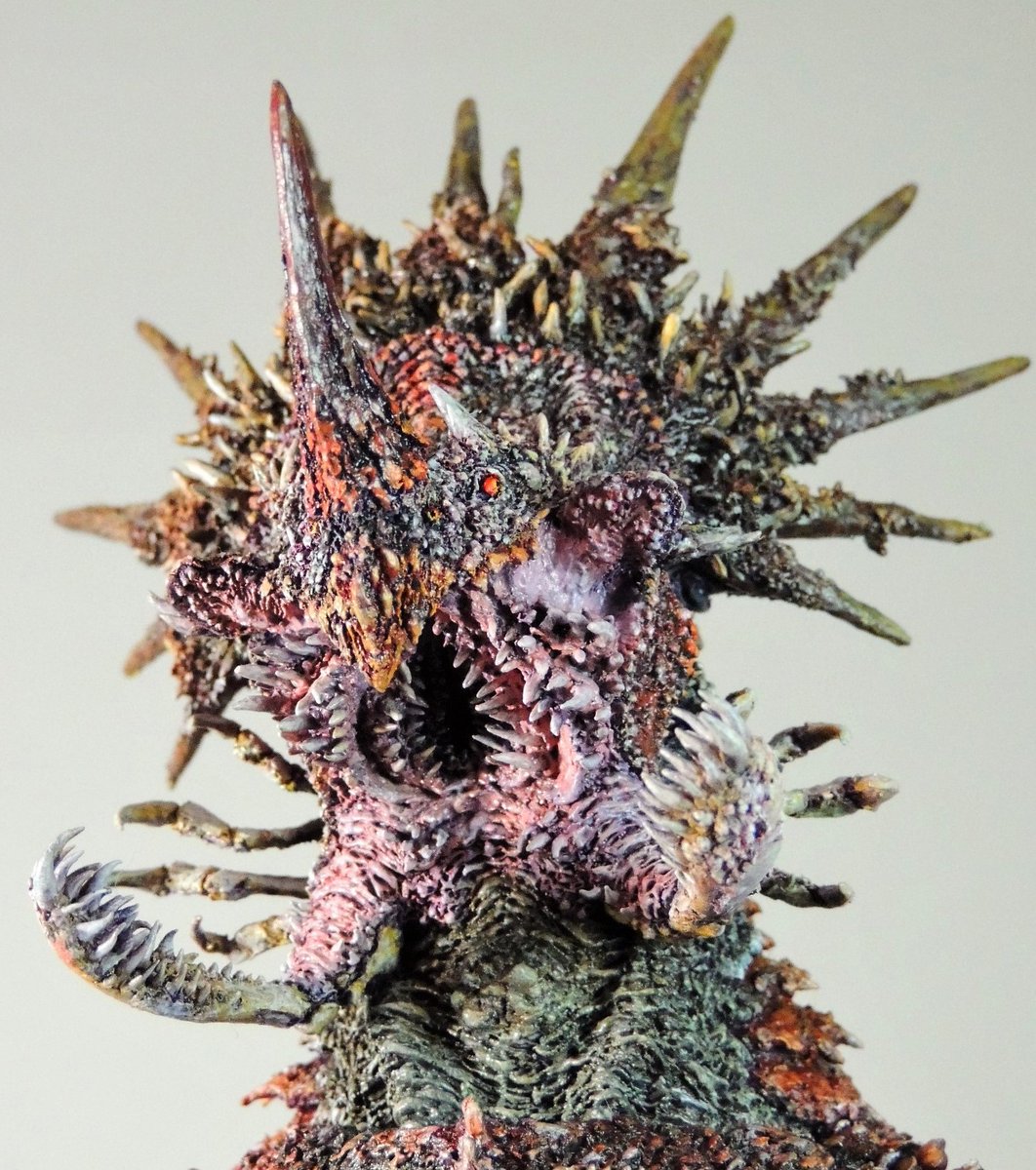 「もっとキモコワな怪獣造りたいなぁ(^^) #フェイスでフォロワーを魅了する 」|松本正清のイラスト