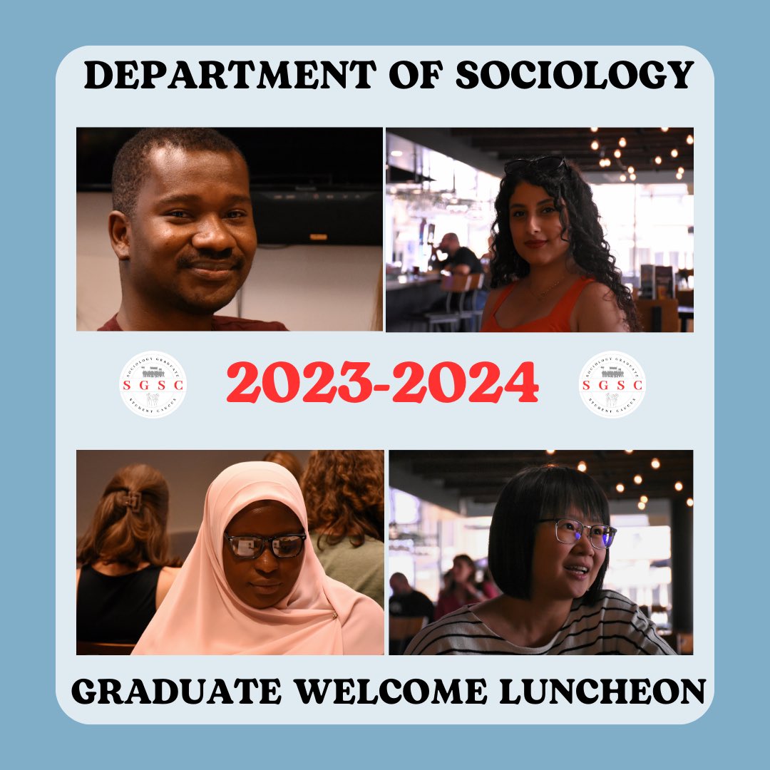 UCalgarySGSC's tweet photo. Some photos from the Department of Sociology’s recent Graduate Welcome Luncheon. 

#SGSC #UCalgary #photography #welcome #gradschool https://t.co/DIvh6sT1eZ