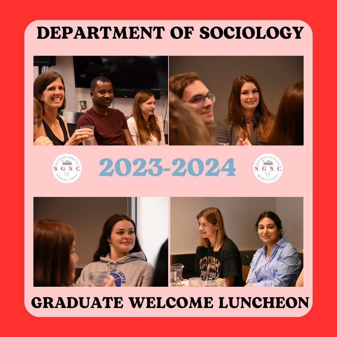 UCalgarySGSC's tweet photo. Some photos from the Department of Sociology’s recent Graduate Welcome Luncheon. 

#SGSC #UCalgary #photography #welcome #gradschool https://t.co/DIvh6sT1eZ