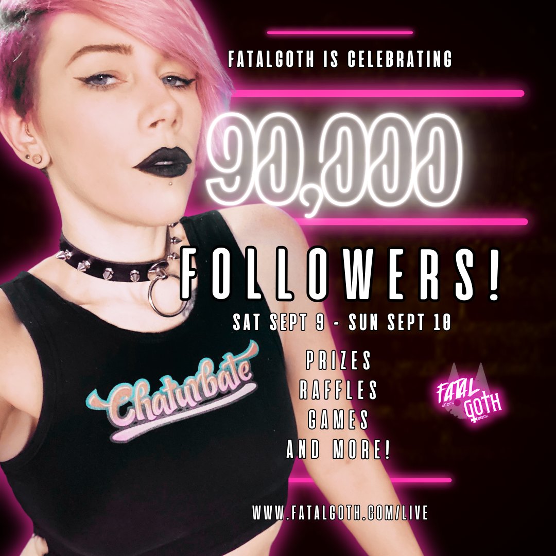 🕯️✨ Join me for my 90,000 Follower Party LIVE on September 9th-10th!💋🌙 🎉 It's going to be an enchanting night filled with Prizes, Raffles, & Naughty Games that'll set your heart racing! 💘 🎮 Win irresistible prizes, try ur luck at the mystery raffle, and explore adult…