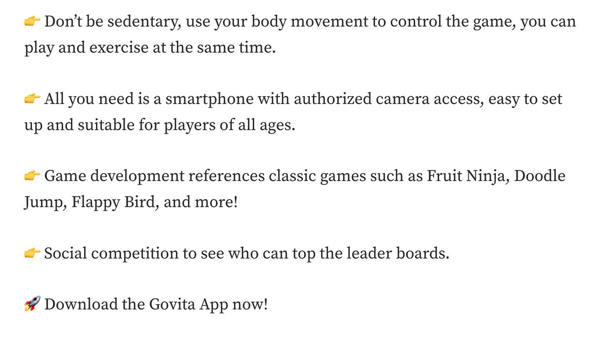 GovitaTech's tweet photo. Govita AI Fun Sports Games!

Apple App Store https://t.co/3ugBF9CcfQ

Google Play Store https://t.co/28616mMQLE https://t.co/XnrAFGyDsH