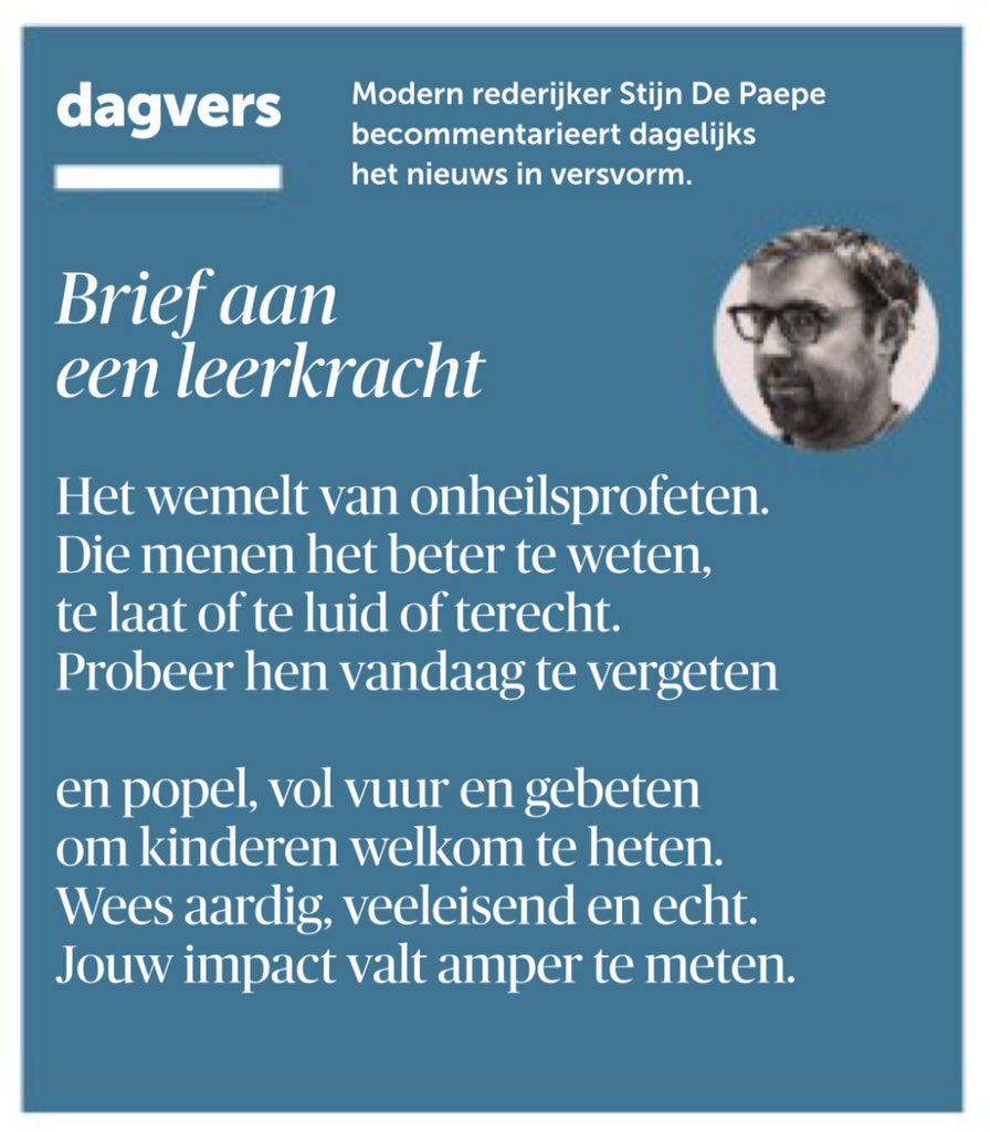 Go for it, collega’s!

#1september