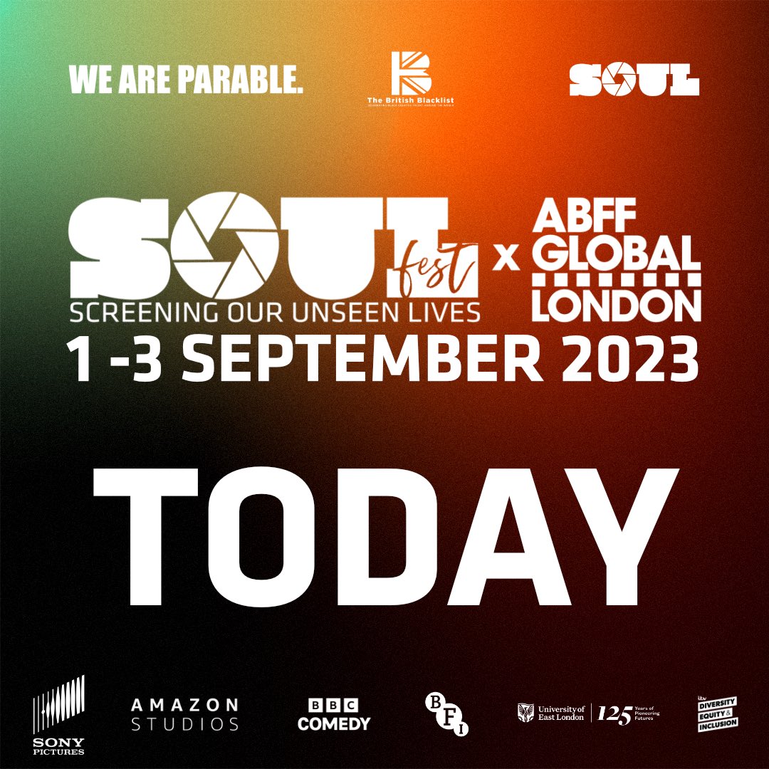 #SOULFest23 starts today! Our annual celebration of the black film &amp; tv talent returns with stand-out programme including a preview of the final season of Top Boy, expert masterclasses by <a href="/bbccomedy/">BBC Comedy</a> &amp; our awards! 

🔗 bit.ly/45nj5BR