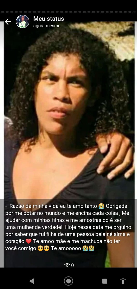 -   Te amooo mãe 😔 Queria a mulher , A guerreira que me botou no mundo.. Vem curti esse dia que você me botou no mundo mãe!  Te amoooo só sei te agradecer 😭 Saudades vem pra maltrata 😔😭😭😭