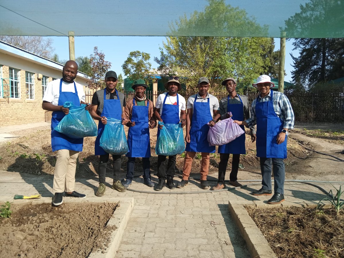 My team and I from Vision Communications are at Grace and Hope Combined School in Seshego today. We are starting Spring with giving. Planting seeds of hope.