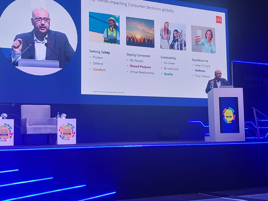 DigitalHSummit's tweet photo. 'Improving well-being across six dimensionsโ #health, #fitness, #nutrition, appearance, and sleepโserves as an effective strategy for managing #chronic #diseases.' - @nikhilmathur76
#GDHS #GDHS2023 https://t.co/qPCb0kjlxF