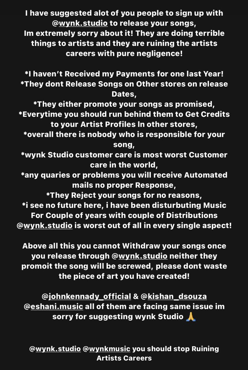 KishoreOnTweet's tweet photo. @WynkMusic @WynkStudio @airtelindia @Airtel_Presence Please stop Ruining artists Careers 🙏
And Return out songs 🙏 https://t.co/EMxbTIuBPj