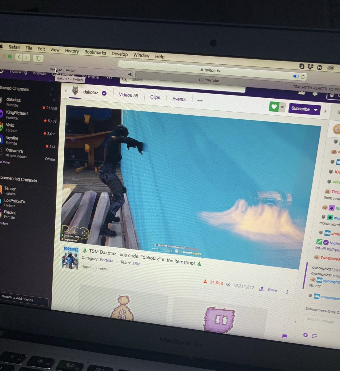 cant wait to watch <a href="/dakotaz/">Dakotaz</a> play the new season of fortnite 😍