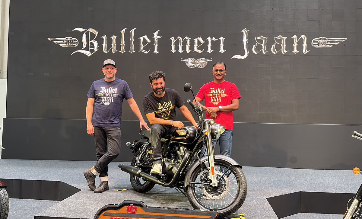 The all-new 2023 Royal Enfield Bullet 350 launched in 5 colourways and three variants including the Black Gold in this pic. Prices range from about ₹1.73 lakh to ₹2.15 lakh. <a href="/royalenfield/">Royal Enfield</a> <a href="/businessline/">businessline</a> #MADEINMADRAS