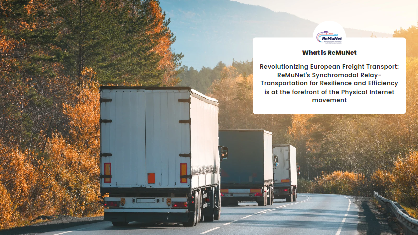 ReMuNetProject's tweet photo. 🚆ReMuNet is at the forefront of the #PhysicalInternet movement, paving the way for synchromodal relay-#transportation across Europe's railways, roads, and waterways! 

📦Embracing resilience, cutting emissions and boosting #freight efficiency even during disruptions! https://t.co/NcA8fxQbrO