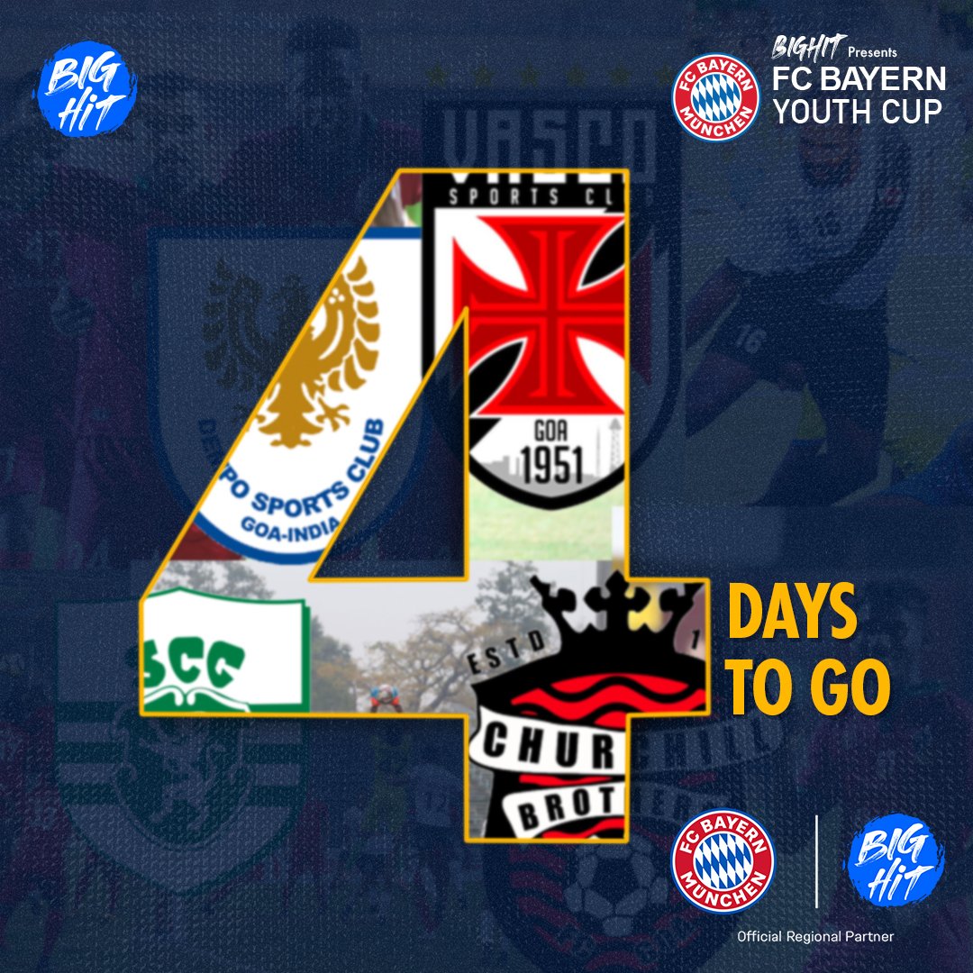 BigHit presents FC Bayern Youth Cup National Finals 2023 is only 4 days away! Stay tuned for more... #BigHitwithBayern #FCBayern #Football #BigHit