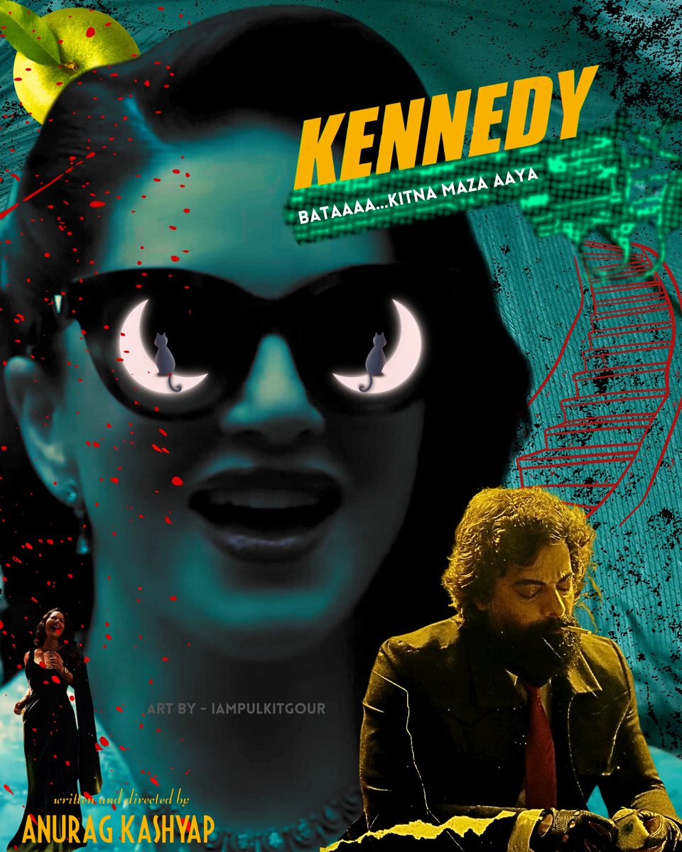 'Bata...kitne katal kiye tune...bata...kitna maza aaya.' 🔪

#kennedymovie #neonoir #filmnoir #anuragkashyap #goodbadfilms  #yehhaihindicinema #movieaddict #filmart #posterholic #movieposter #graphicdesign #indiancinema 
@anuragkashyap72 @itsRahulBhat @SunnyLeone @cinemakasam