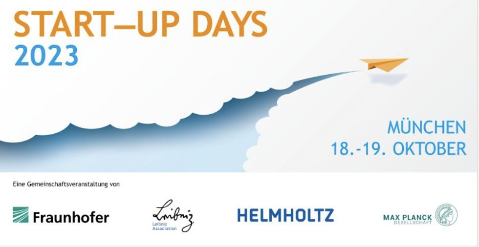 Inspirierende Persönlichkeiten aus der #Gründerszene,  Überblick über aktuelle #Förderprogramme, Gründungsfinanzierungen und Austausch mit Gleichgesinnten aus der Forschung: Das und Vieles mehr gibt's auf den Start-up Days: fraunhoferventure.de/de/events/star…