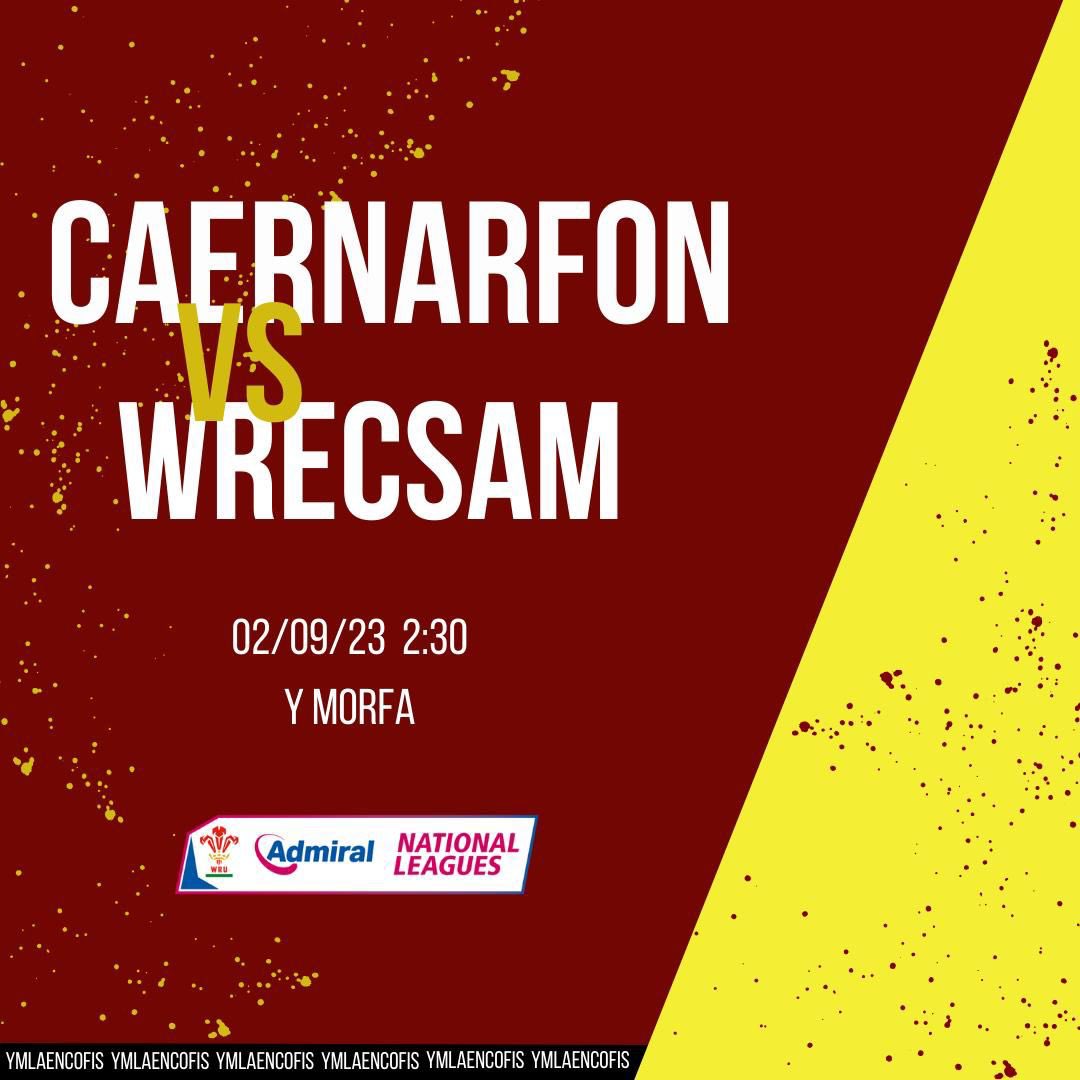 rygbicaernarfon's tweet image. Gêm gynta’r tymor newydd👍
Pnawn sych 👏
Dewch yn llu i gefnogi’r Cofis a chroesawu Wrecsam

1st match of the new season👍
No rain👏
Come along to the Morfa to support the Cofis and welcome Wrecsam