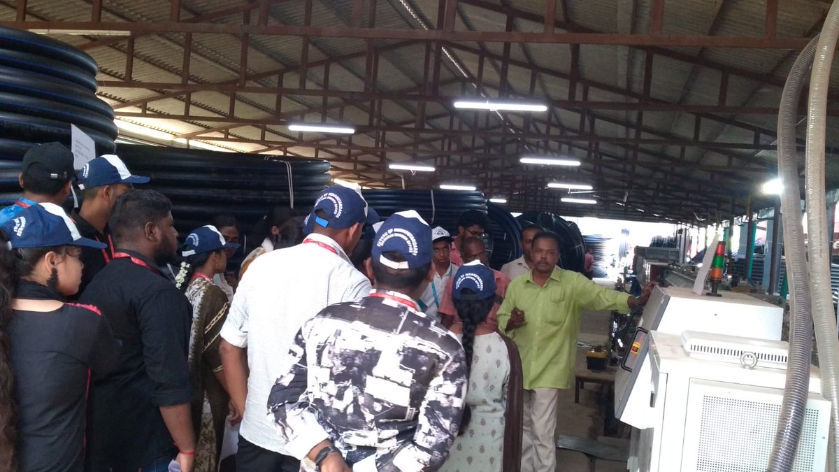 bis_madurai's tweet photo. Exposure visit was conducted for BIS Standards Club students of Periyar Maniammai Institute of Science &amp; Technology, Thanjavur at M/s Muthu Pipes, Thanjavur on 01.09.2023
 #bisstandard #exposurevisit https://t.co/1IPgGVMpYo