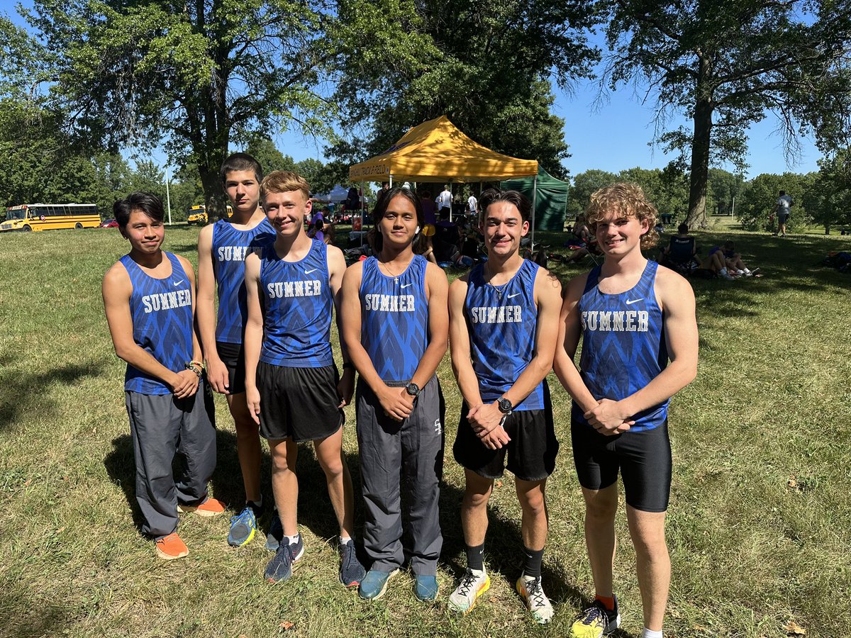 cross_sumner's tweet photo. Awesome job by everyone who ran today at the Bashor Linwood XC invitational.  The future looks bright for the Sabres. https://t.co/c5KXnfAgIq