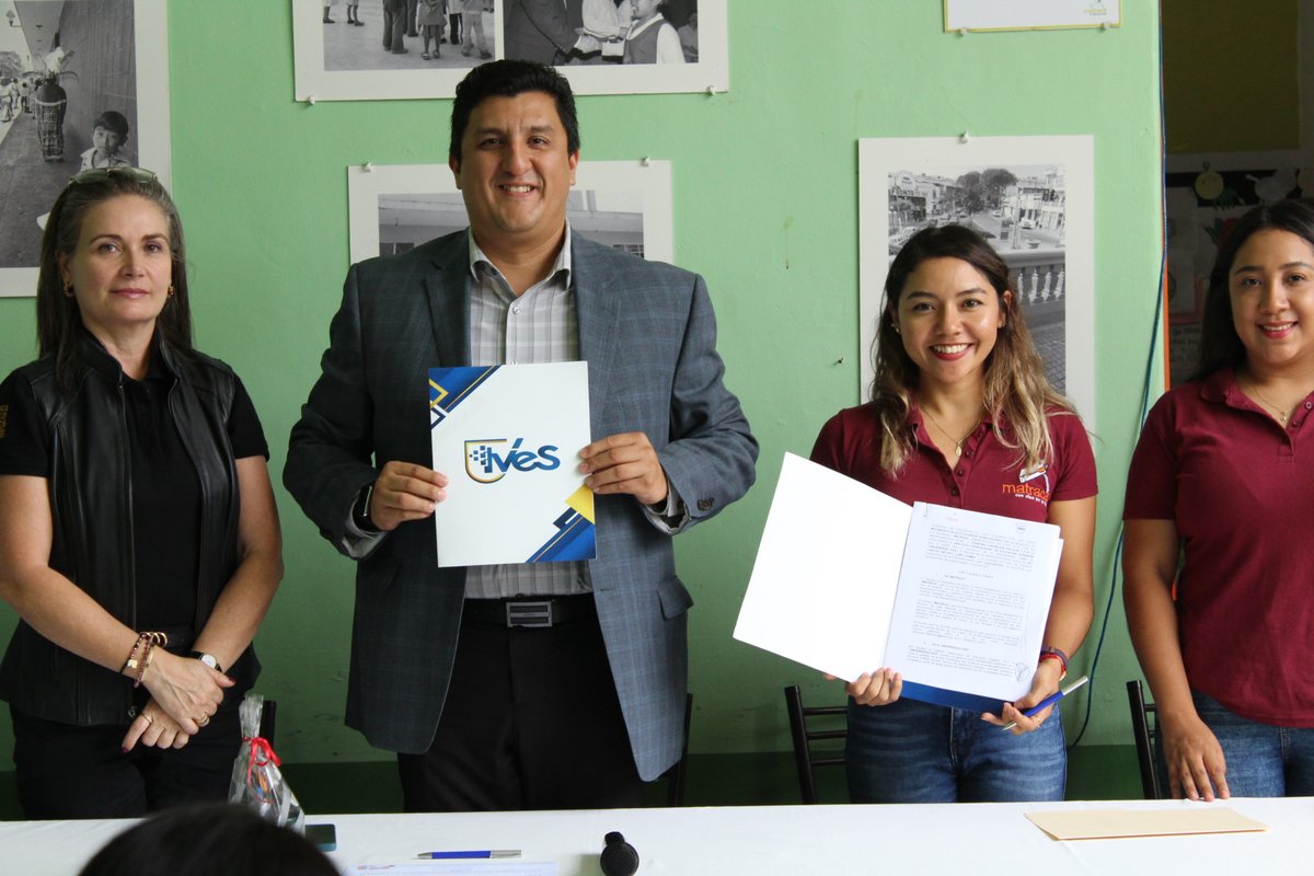 UniversidadIVES's tweet photo. **Universidad IVES y MATRACA A. C. renuevan convenio de colaboración**

Checa la nota en nuestro blog. 👇
https://t.co/KtXo5BCYtO https://t.co/swq3YPtere