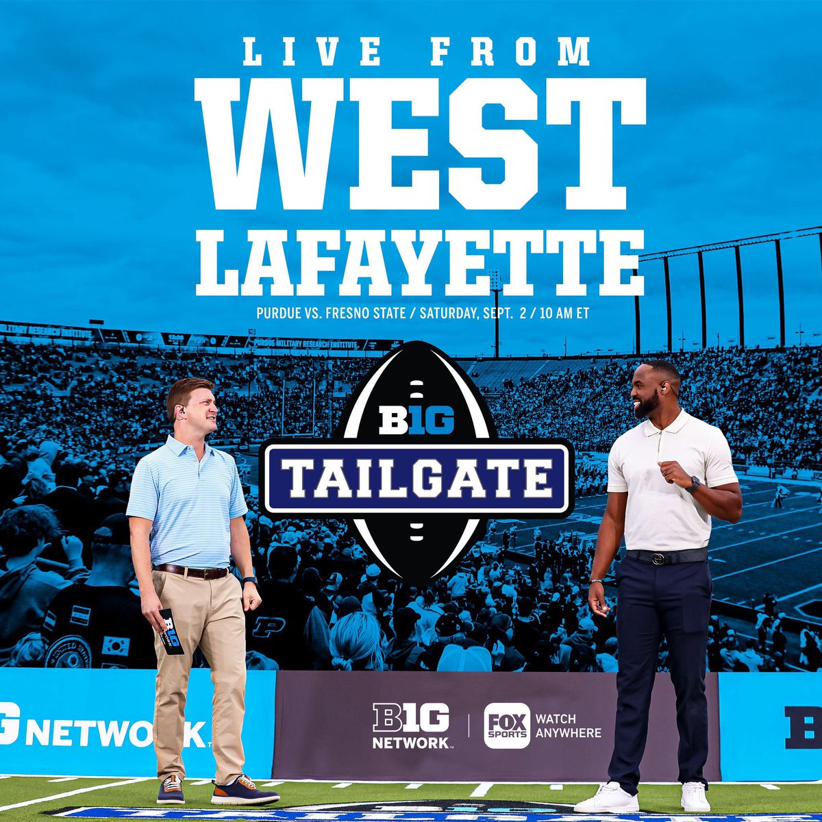 The #B1GTailgate is BACK! Starting off at Purdue this weekend! #BoilerUp