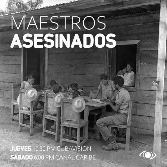 En minutos por @cvdetodos  La <a href="/PupilaAsombrada/">La Pupila Asombrada</a> 
Hoy recuerdo, entre los maestros asesinados por la contrarrevolución en 1961, al primo de mi madre y mis tíos, Delfín Sen Cedré. 
El hijo de Quemado de Güines, ultimado cerca de su pueblo junto a otros compañeros.

#TenemosMemoria