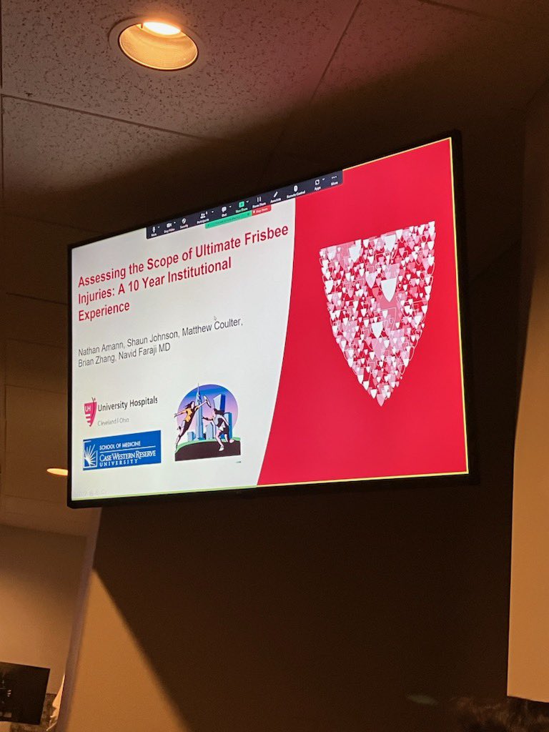 Nate Amann (@amannnate) on Twitter photo A great opportunity to present our project on Ultimate frisbee injuries at the first UH radiology research symposium! Special thanks to <a href="/sportsraddoc/">Navid Faraji</a> and <a href="/UHRadiology/">UH Radiology Cleveland</a> for organizing!! #Ultimate #Frisbee #futureradres A great opportunity to present our project on Ultimate frisbee injuries at the first UH radiology research symposium! Special thanks to <a href="/sportsraddoc/">Navid Faraji</a> and <a href="/UHRadiology/">UH Radiology Cleveland</a> for organizing!! #Ultimate #Frisbee #futureradres