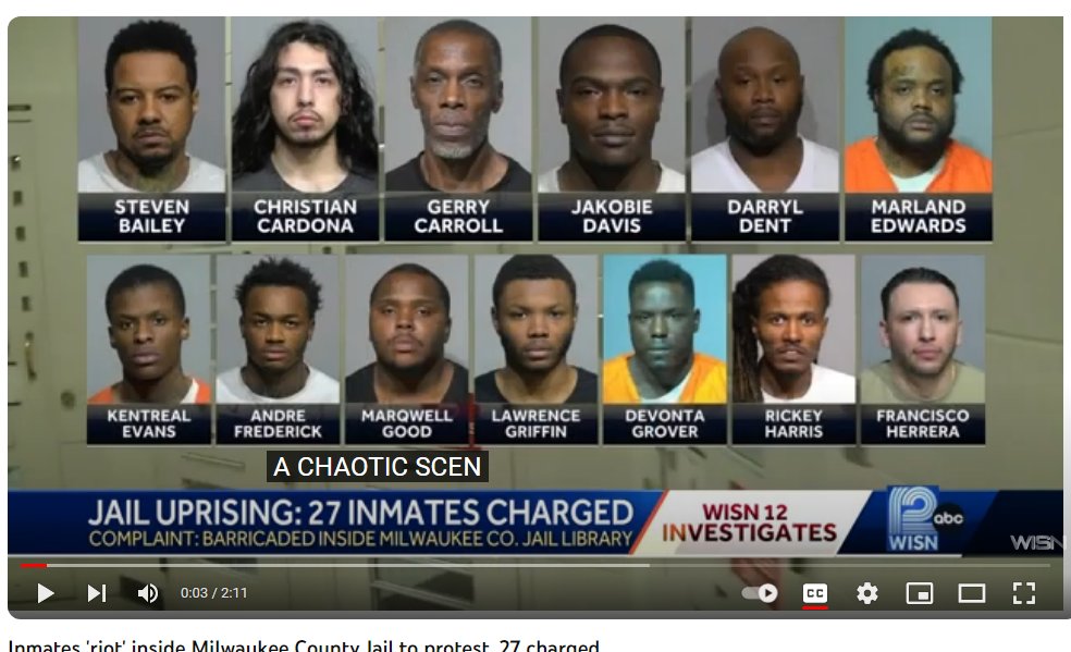 WIPrisonVoices's tweet photo. Deputies who peppersprayed a sit-in protest at Milwaukee County Jail are now "victims" of pepper spray. The peaceful act is a "riot" by people who "barricaded themselves." Who remebers that 6 people died in that jail over the last 14 months because of the conditions? Solidarity! https://t.co/RQVPCOYB4g