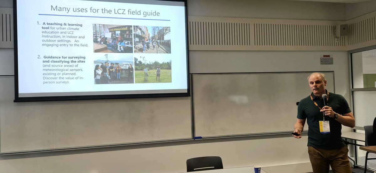 mdemuzere's tweet photo. Thanks @Mitali411. I very much enjoyed "The decade of #WUDAPT" session (in honour of Johan Feddema). Nice presentations on diverse topics, and good discussions afterwards. Plenty to be done though, so let's idaete!

#ICUC11Sydney @ICUC11Sydney https://t.co/ZMBCk1pHx6
