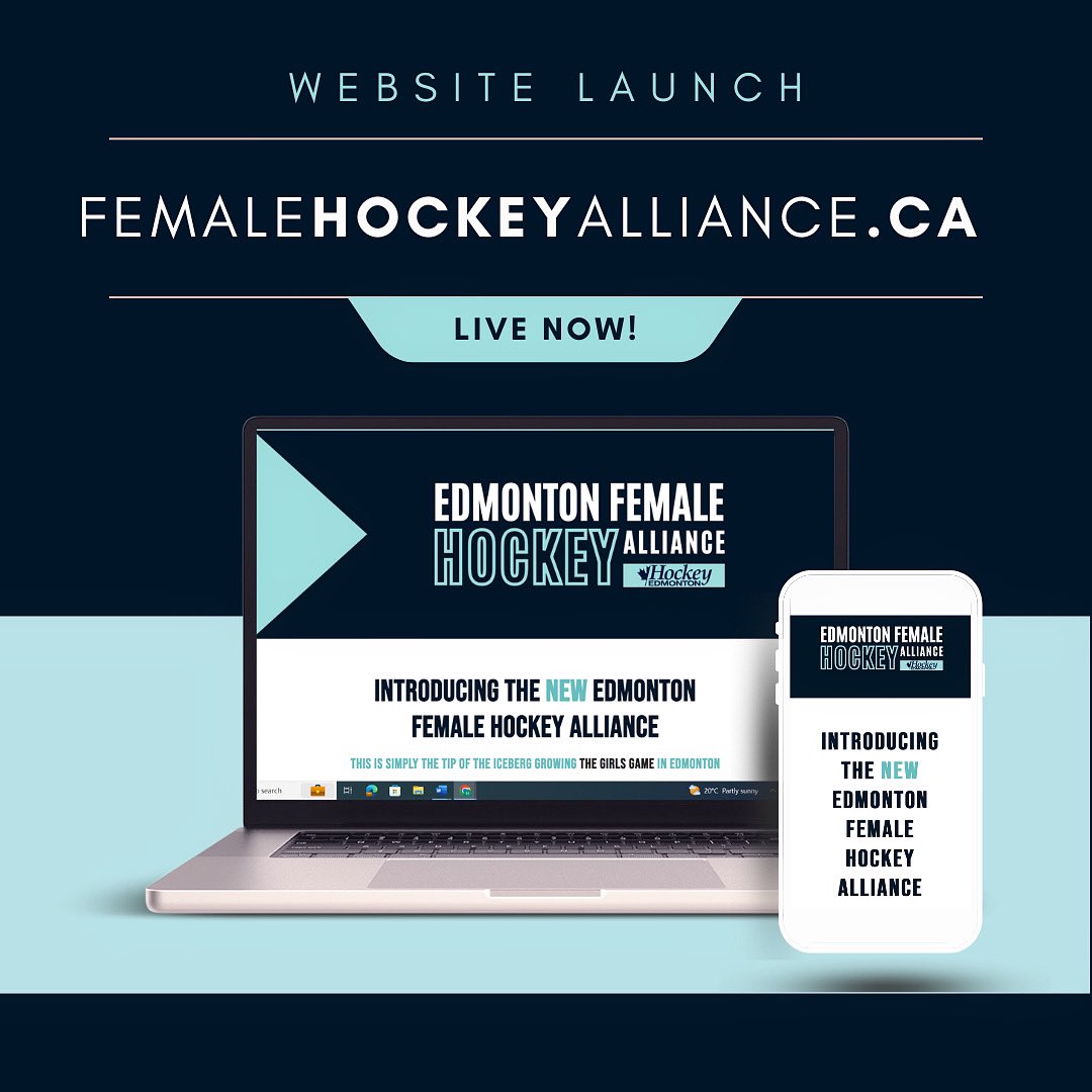 Our website is now LIVE! 🛜

Head to FEMALEHOCKEYALLIANCE.CA or the link in our bio (gosh, it feels exciting to say that!). 🩵

#WeAreEFHA #EFHAroar #hockeyedm