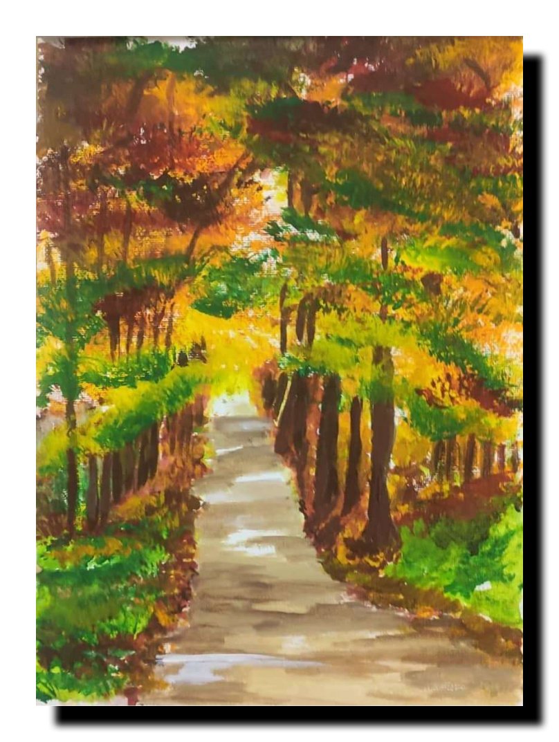 RashnaGazder's tweet photo. It is September when Summer slides into Autumn. Just as dusk goes down to dawn, the green leaves turn to reddish orange & gold.
Wishing you with the vibrant Autumn colours of my painting.
Have a lovely September !
#September #septemberwish
#AutumnIsComing #septemberfirst https://t.co/G15E1dx2Mu