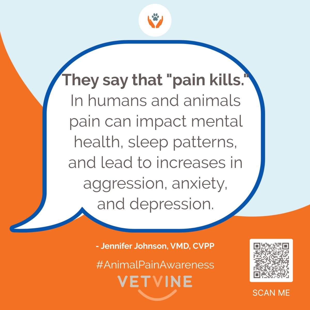 VetVine's tweet photo. "Pain kills" but before we can control it we must be able to recognize it! September is #AnimalPainAwareness month. Listen in on what a #veterinary  pain management expert has to say about pain in #pets: https://t.co/PpaIbD3Nhv  @IVAPM #veterinarymedicine #petcare https://t.co/58oNNIA4KH