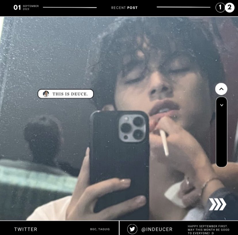 ㅤ

︎ㅤㅤㅤㅤㅤINDEUCER.⠀༄   SNS UPDATE.

ㅤㅤㅤㅤㅤ090123. BGC, TAGUIG. 𖤓
ㅤㅤㅤㅤㅤATHLETE:   OFF-SEASON.

ㅤㅤㅤㅤㅤ“Training done. Off to annoy my brothers now. :D”

︎ ︎ㅤ