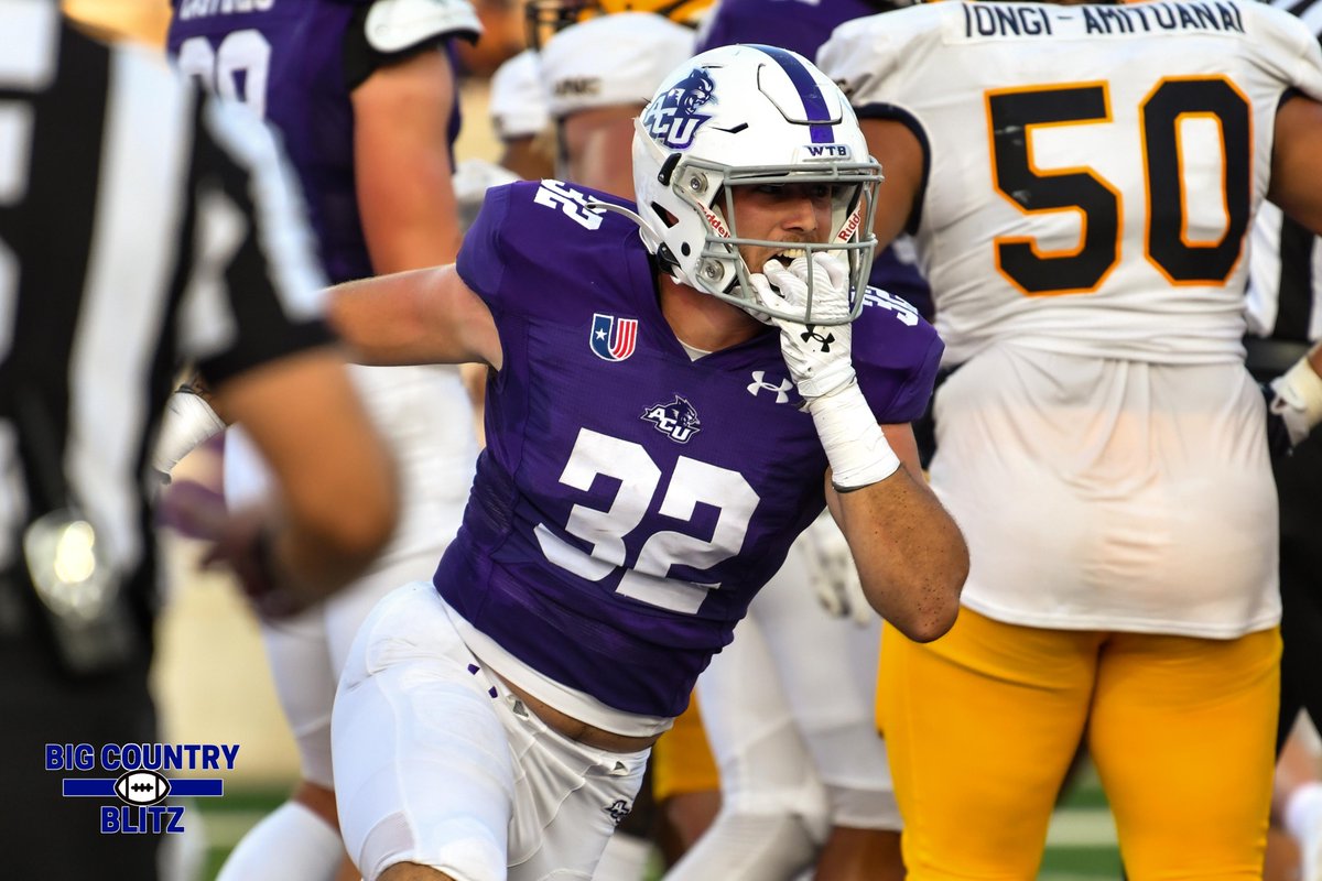Former Jim Ned great and 2021 Big Country Blitz Cover athlete Xavier Wishert scored his first (and second) career ACU touchdowns for the Wildcats tonight against Northern Colorado.