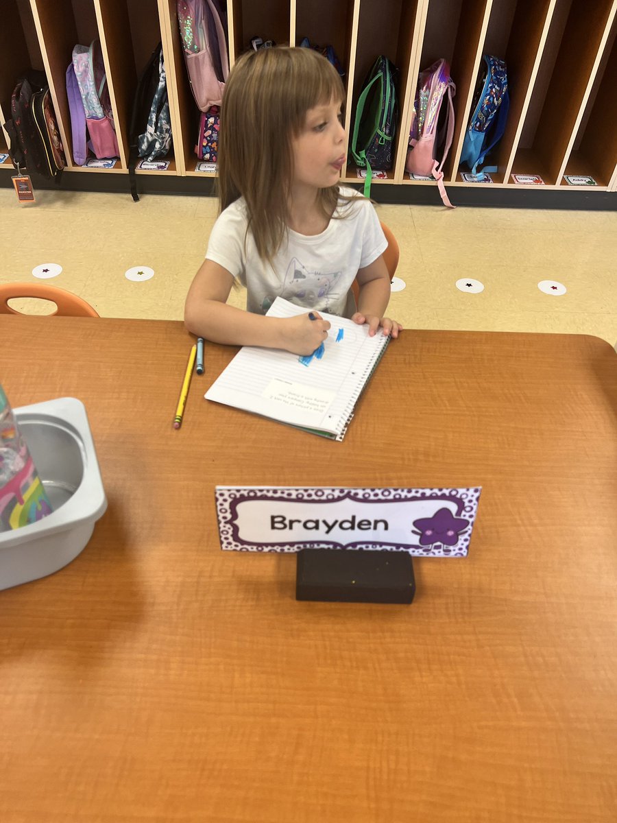 mrspruitt_'s tweet image. Kindergarteners and I worked on matching objects that are exactly the same. We played a game matching socks based on size and color! I told them matching all the socks is my least favorite part of folding laundry at home but they made it fun today!